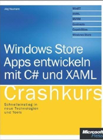 Buchcover Windows Store Apps entwickeln mit C# und XAML - Crashkurs (Microsoft Press, 2013)
